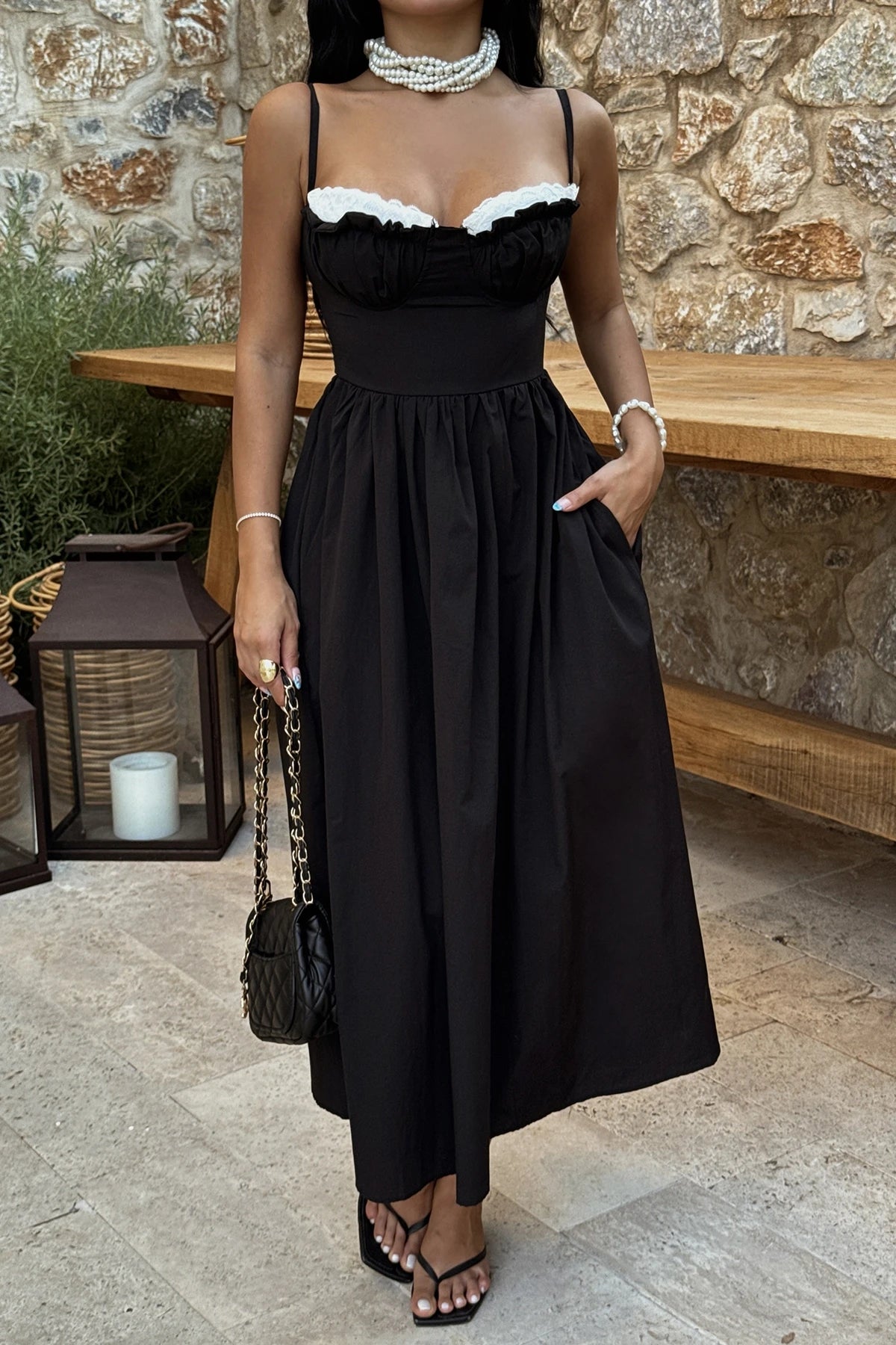 Robe Dentelle de Minuit - MB 209
